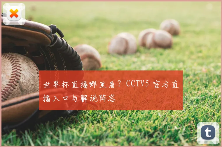 世界杯直播哪里看？CCTV5 官方直播入口与解说阵容